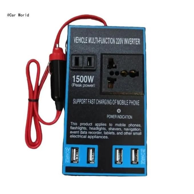 محول الكهرباء المتعدد الاستعمالات للسيارة (1500W)